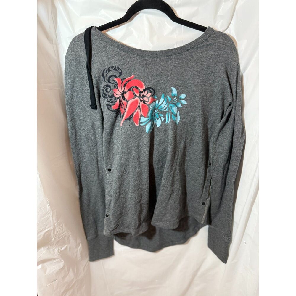 Crazy Shirts Pua Nalu Floral Sweatshirt – Gray Size M – NWT $67 Tag